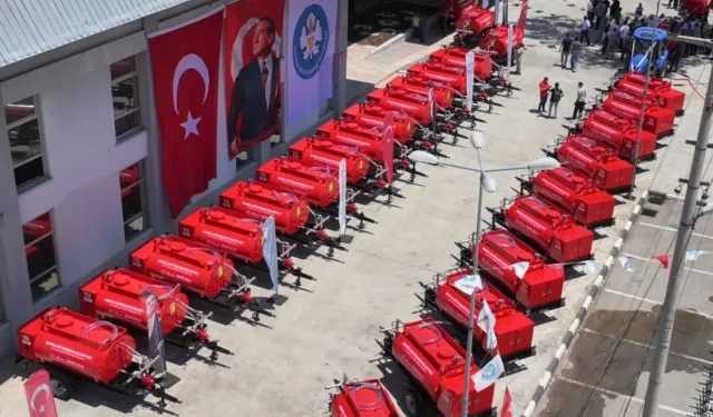 Manisa teyakkuzda... İlk etapta 48 tanker teslim edildi