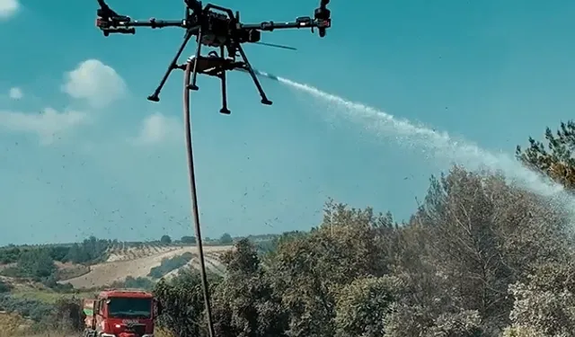Orman yangınlarına teknolojik destek... Yeni nesil drone ilk kez sahada kullanıldı