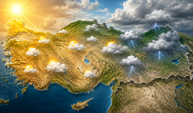 Meteoroloji’den Çifte Uyarı: Yağış Var, Sıcaklık Artıyor