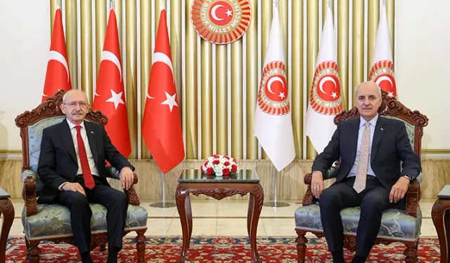 Kılıçdaroğlu, Özel'in açıklamaları ardından TBMM'de... Kılıçdaroğlu, Kurtulmuş ile görüştü