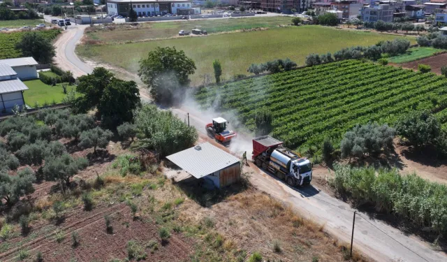 Manisa Ahmetli'ye 8 kilometrelik asfalt