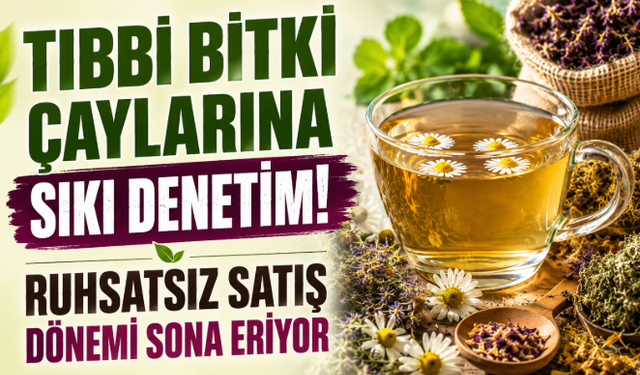 Tıbbi bitki çaylarına sıkı denetim! Ruhsatsız satış dönemi sona eriyor