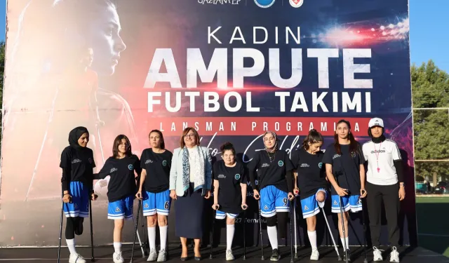 Türkiye'nin ilk kadın Ampute takımı gazi şehirde