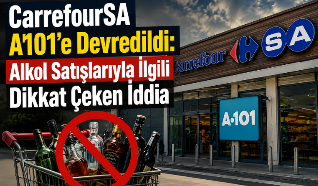 CarrefourSA A101'e Devredildi: Alkol Satışlarıyla İlgili Dikkat Çeken İddia