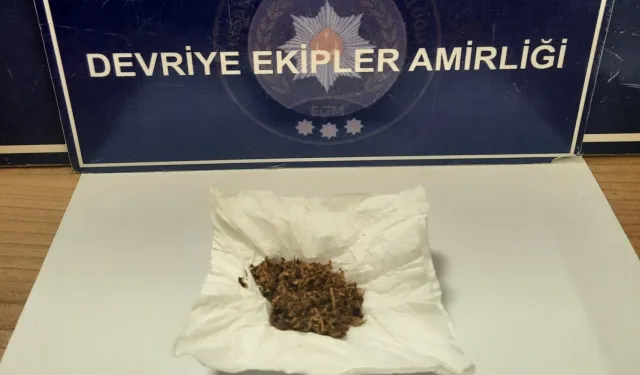 Keşan'da şüpheli şahsın üzerinden uyuşturucu madde çıktı