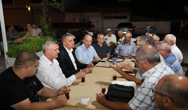 Başkan Hakan Şimşek Aşağıçobanisa’da Yurttaşlarla Buluştu