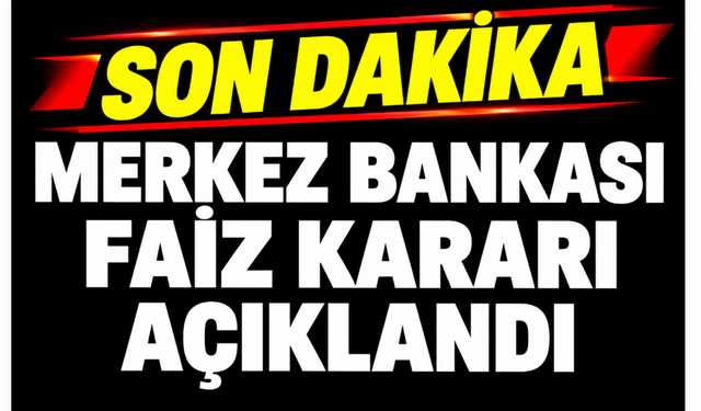 Merkez Bankası Faiz Kararını Açıkladı