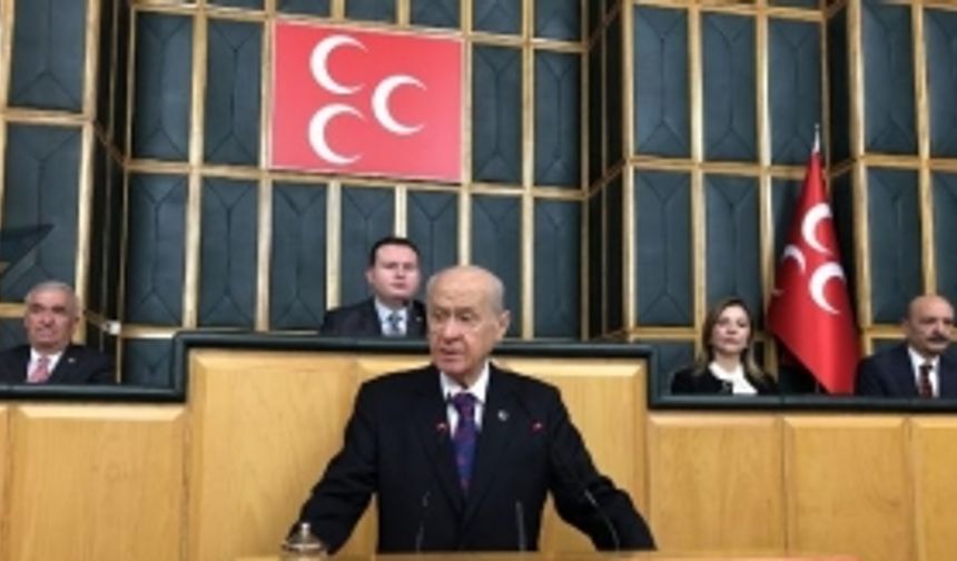 MHP Genel Başkanı Bahçeli, grup toplantısı sonrası konuştu