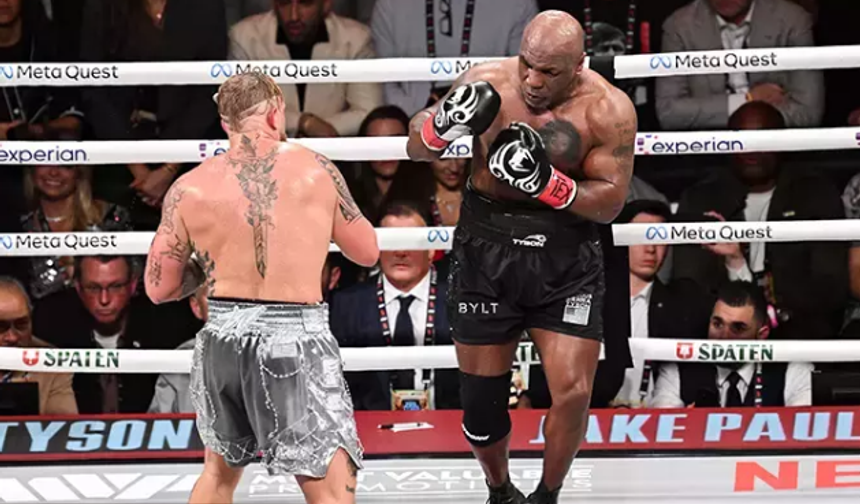 SON DAKİKA | Tarihi boks maçında Jake Paul, Mike Tyson'a galip geldi! İşte verilen para ödülü