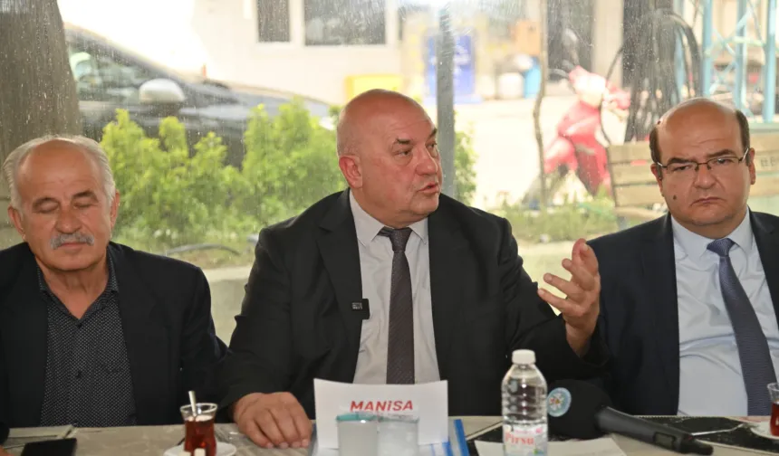 MASKİ Saruhanlı’daki çiftçilerle bir araya geldi