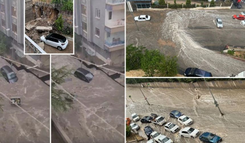 Ankara'da sağanak sele dönüştü: Alt geçitleri sel bastı, çatılar uçtu