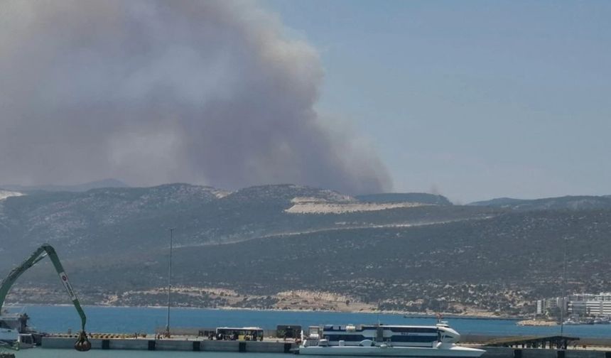 Mersin Silifke’de orman yangını: Havadan ve karadan müdahale sürüyor