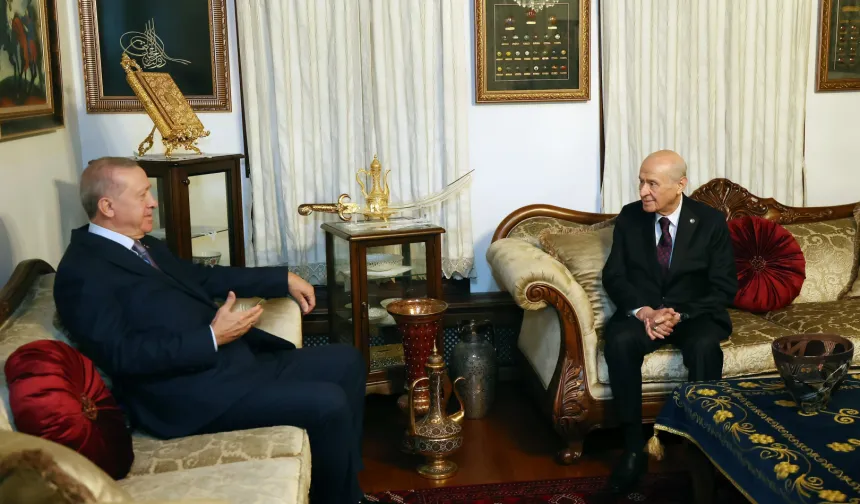 Cumhurbaşkanı Erdoğan'dan Bahçeli'ye ziyaret