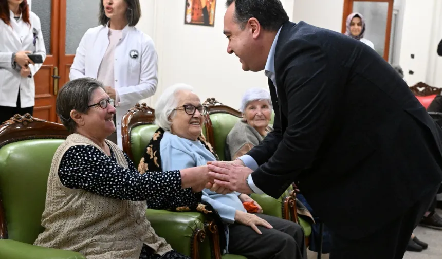Manisa'da huzurevi ziyareti! Yaşlılara yeni proje sözü