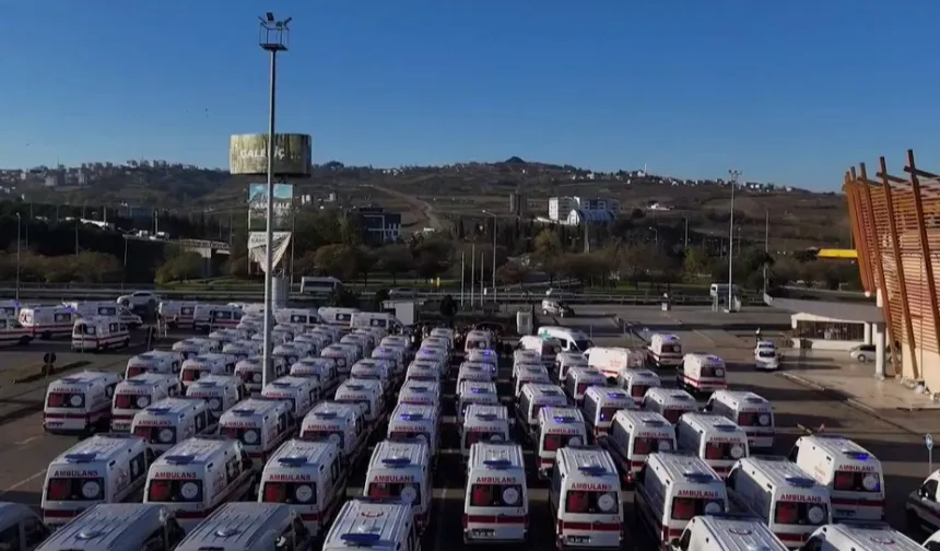 Bakan Memişoğlu: Yıl sonuna kadar 856 yeni ambulans daha hizmete girecek