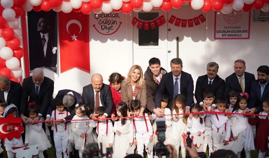 Gülben Ergen 60. Anaokulu'nu Adıyaman'da açtı