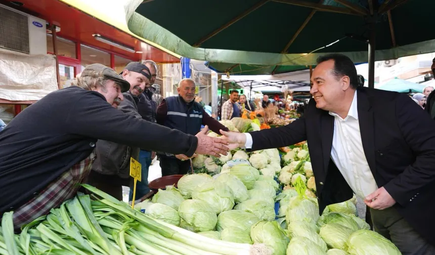 Manisa Büyükşehir'den Karaköy Pazarı ziyareti