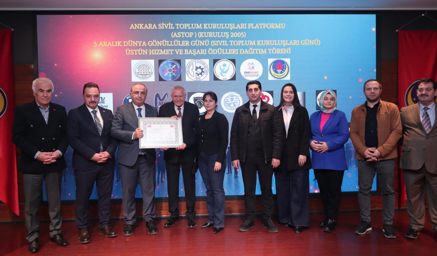 RİDEF’e ASTOP’tan “Üstün Hizmet ve Başarı Ödülü”