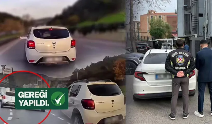 Ümraniye'de makas atan sürücü yakalandı... Bakan Yerlikaya: Caydırıcı cezalar geliyor