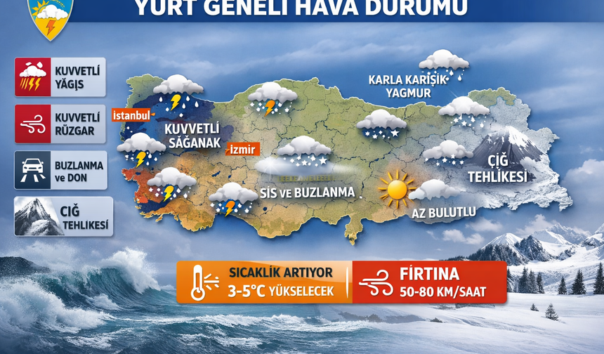Meteoroloji uyardı! Don, çığ ve buzlanmaya dikkat