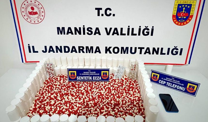 Manisa’da Uyuşturucu Operasyonu: Binlerce Sentetik Hap Ele Geçirildi
