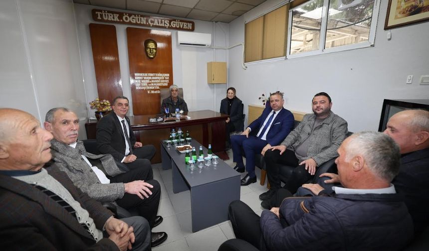 ŞEHZADELER BELEDİYESİ BAŞKANI ŞİMŞEK’TEN TARİŞ ÜZÜM BİRLİĞİNE ZİYARET