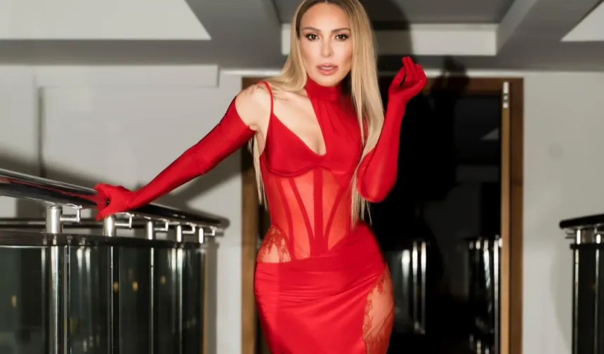 Ziynet Sali sahneyi yaktı! Kırmızı elbisesi olay oldu