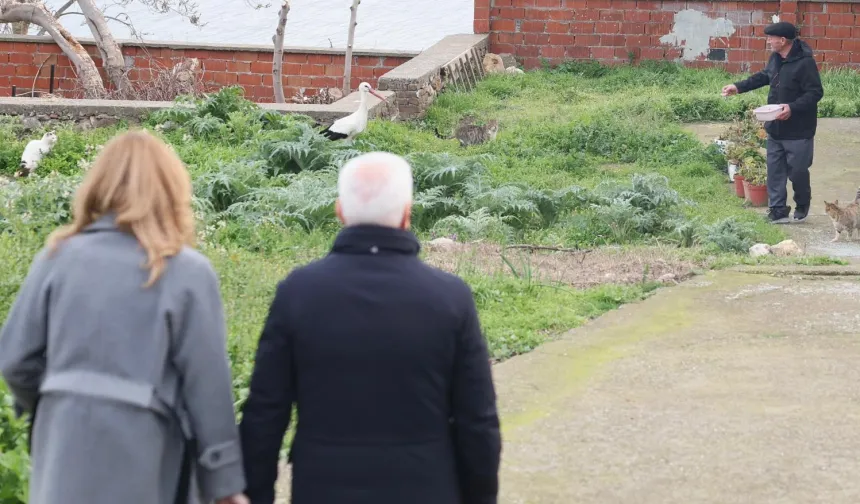 Başkan Bozbey'den Yaren Leylek'e ziyaret
