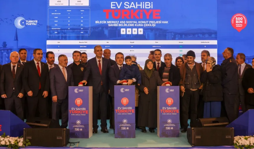 Bin 419 sosyal konut için kura heyecanı