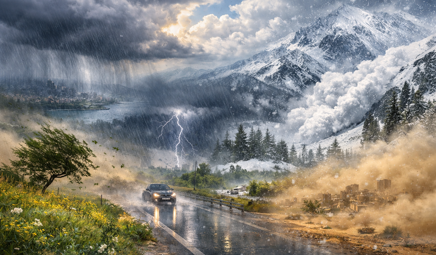 Batıda bahar havası, doğuda yağmur! Bugün hava durumu nasıl olacak?