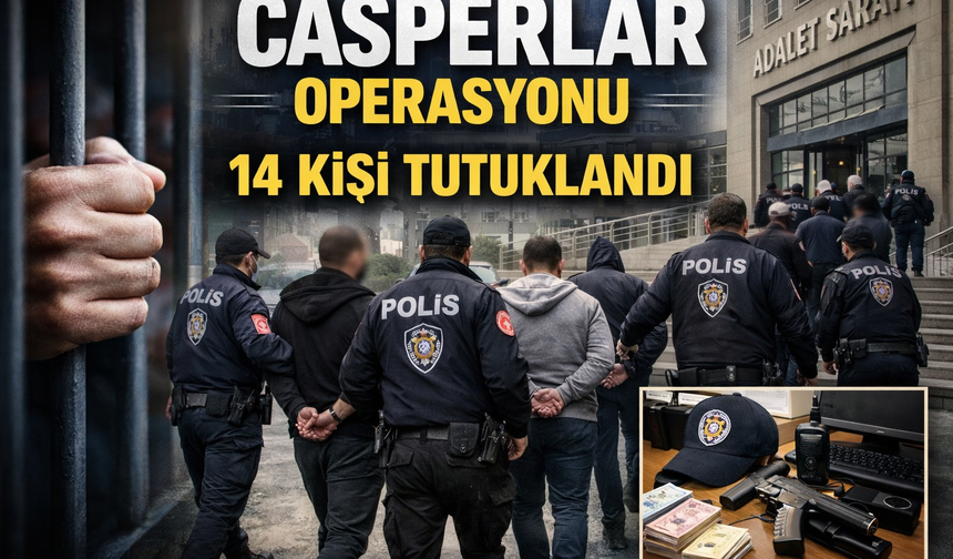 ‘Casperlar’ Soruşturmasında 14 Tutuklama: Kamu Görevlilerine Bilgi Sızdırma İddiası
