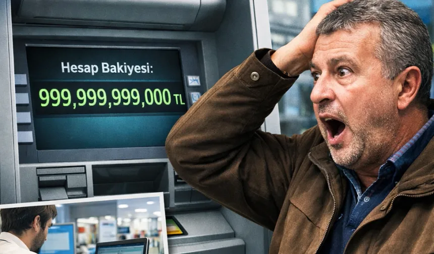 Hesabında 999.999.999.000 TL gözüktü! Banka inceleme başlattı
