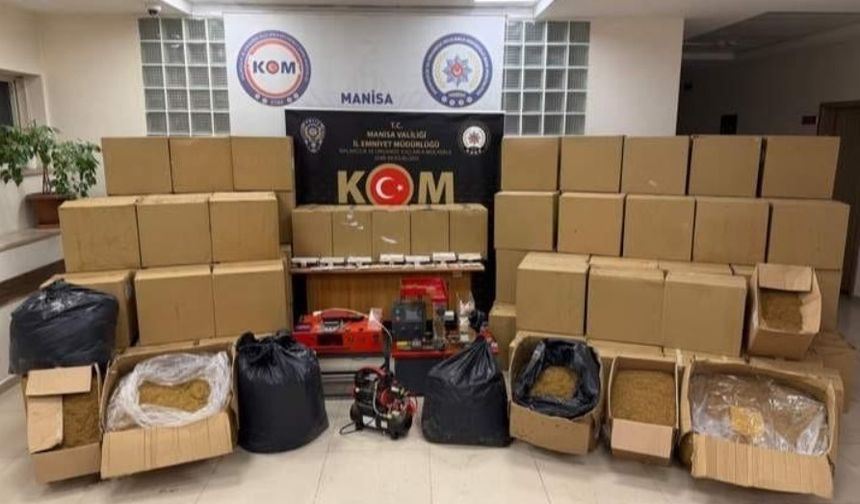 Kaçak Tütün Operasyonunda Milyonluk Makaron Ele Geçirildi