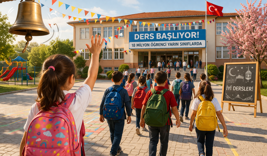 18 Milyon Öğrenci ve 1,2 Milyon Öğretmen İçin Ders Zili Yeniden Çalıyor