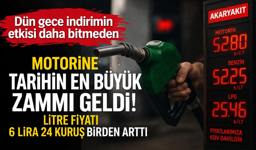 Motorinde İndirim Sevinci Kısa Sürdü: 24 Saat Dolmadan Rekor Zam