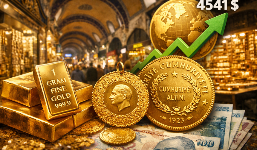 Altın Haftaya Hızlı Başladı: Gram 6 Bin 491 Lirayı Gördü