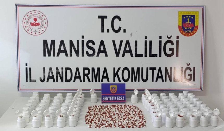 Manisa’da Uyuşturucu Operasyonu: 5 Bini Aşkın Sentetik Hap Ele Geçirildi
