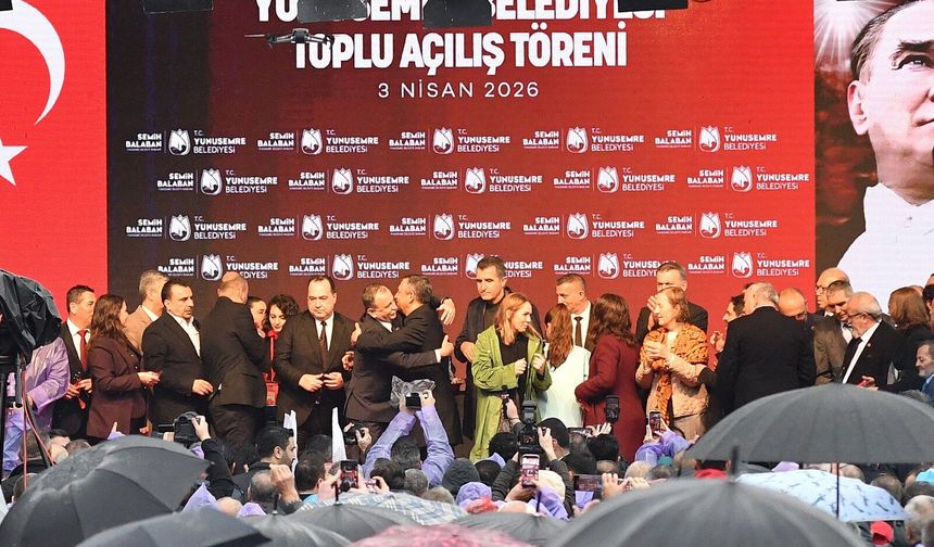 YUNUSEMRE’NİN 20 YATIRIMINI CHP GENEL BAŞKANI ÖZGÜR ÖZEL AÇTI