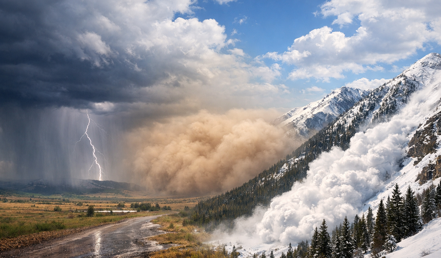 Yurt Genelinde Parçalı Bulutlu Hava: Sağanak, Toz Taşınımı ve Çığ Uyarısı