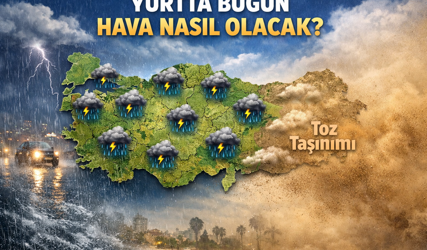 Yurtta bugün hava nasıl olacak?
