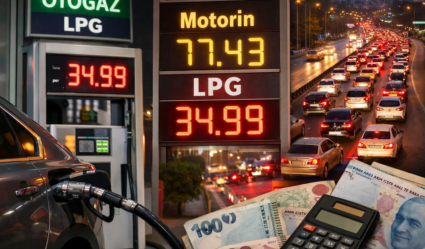 AKARYAKITTA REKOR ZAM: LPG’DE TARİHİ ARTIŞ, MOTORİN 80 TL SINIRINI AŞTI