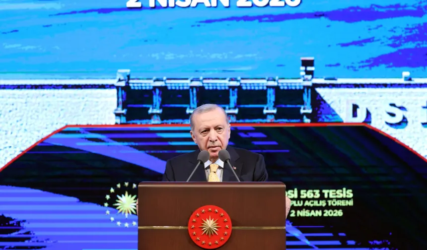 DSİ'den 563 tesis hizmete açıldı... Su kaynaklarımız tükenmeden korunmalı