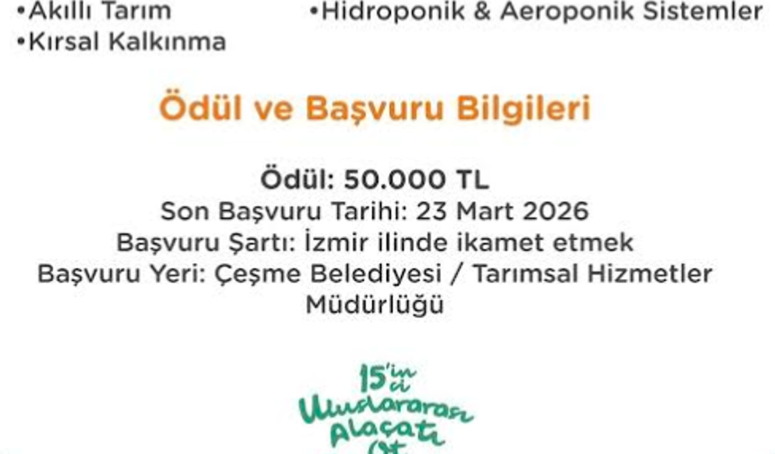 Alaçatı Ot Festivali’nde Sürdürülebilir Tarım Projeleri Sahneye Çıkıyor