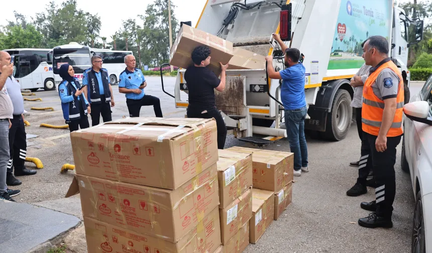Antalya otogarında 1 ton yoğurt imha edildi