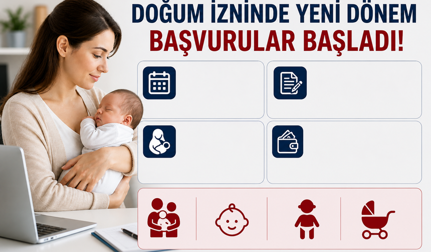 Doğum izninde yeni dönem: Başvurular başladı, süre uzadı