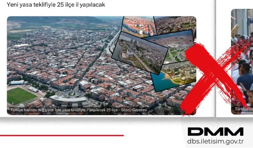 İletişim'den açıklama geldi... 25 yeni il kurulacak mı?