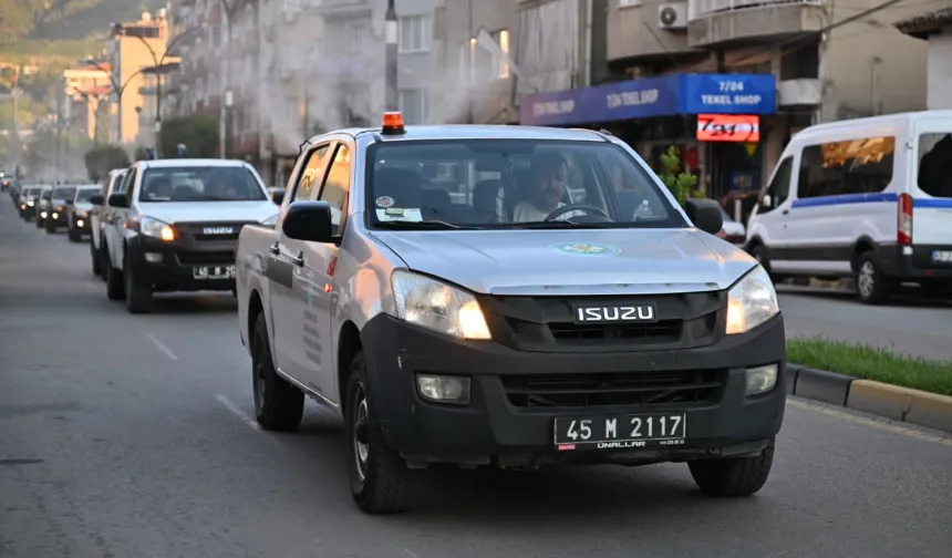 Manisa Büyükşehir'den ilaçlama seferberliği
