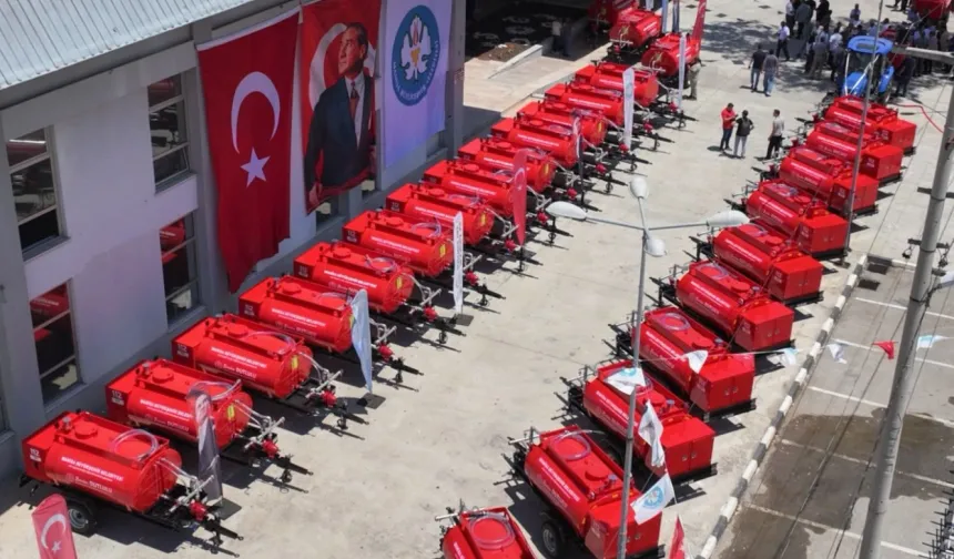 Manisa teyakkuzda... İlk etapta 48 tanker teslim edildi