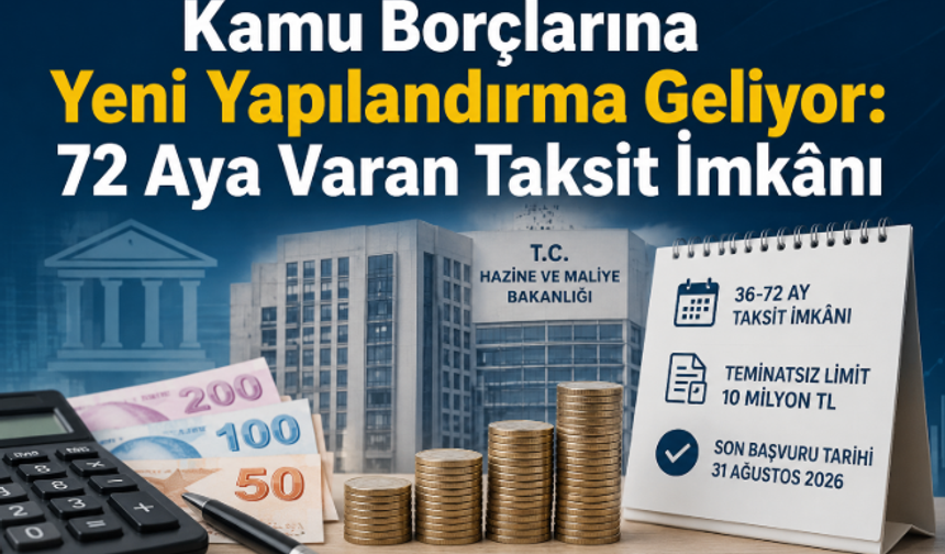 Kamu Borçlarına Yeni Yapılandırma Geliyor: 72 Aya Varan Taksit İmkânı