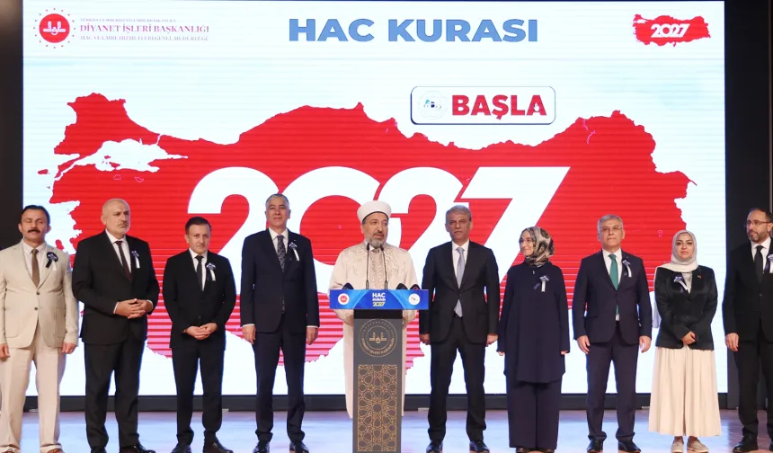 2027 yılı hac kurası bugün çekildi! 1 milyon 878 bin kişi katıldı